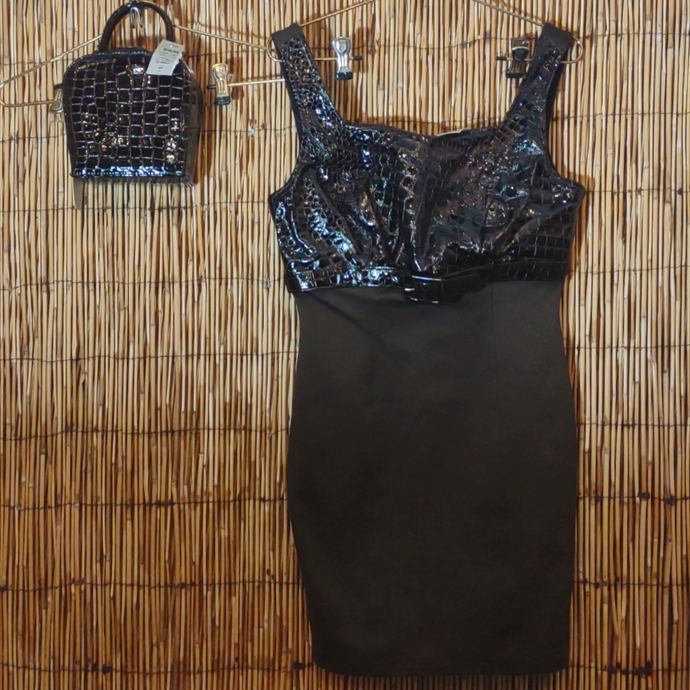 Caché Coord vintage purse and bag set